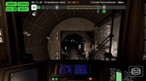 Как проехать станцию без остановки на 81-760 "Ока"в игре "SUBTRANSIT DRIVE"