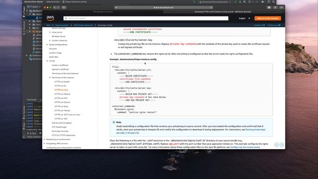 Deploy self sign certificate to ElasticBeanstalk with single instance смотреть онлайн