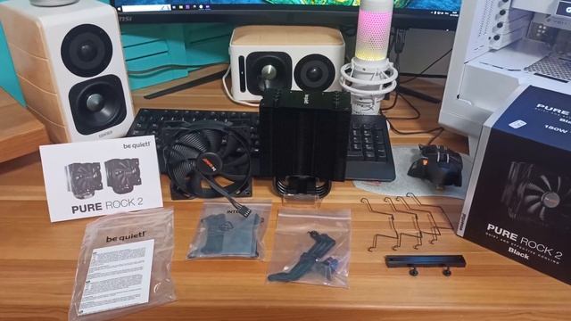 Кулер be quiet Pure Rock 2 и вентилятор silent wings 3 120mm high speed 2200rpm распаковка смотреть онлайн