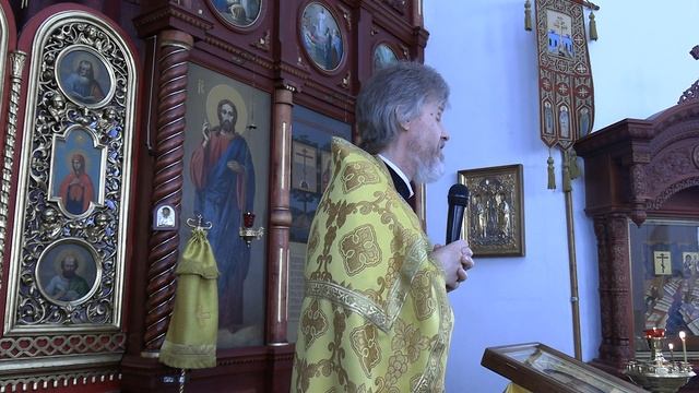 Иерей Сергий Макаров - Проповедь в праздник Рождества Иоанна Предтечи смотреть онлайн