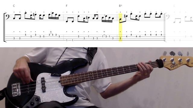 I Will Survive by CAKE [Gloria Gaynor] - Bass Cover (tablature & notation included)