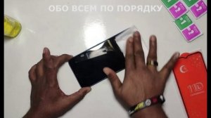 Телефон Tecno Spark 7 как правильно без пузырьков своими руками наклеить защитное стекло на экран