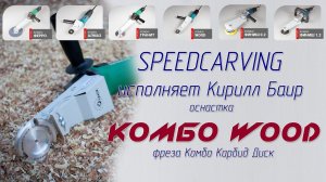 Скульптура из дерева speedcarving - работа минигриндером Комбо и фрезами Комбо Карбид