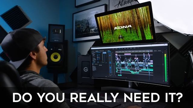 My NEW Editing Setup! LG 38" UltraWide Curved HDR Monitor Review смотреть онлайн