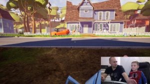 ПРИВЕТ СОСЕД играть в 2020 Мистер Платон ищет ТАЙНУ соседа Папа и Милана тоже играют hello neighbor