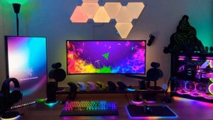 RAZER Nommo Pro 놈모프로 + 필립스 휴 음악 싱크