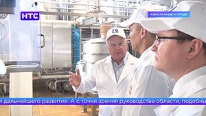 Заместитель губернатора региона посетил Ирбитский молочный завод с рабочим визитом