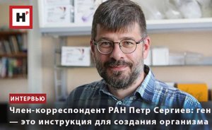 ЧЛЕН-КОРРЕСПОНДЕНТ РАН ПЕТР СЕРГИЕВ: ГЕН — ЭТО ИНСТРУКЦИЯ ДЛЯ СОЗДАНИЯ ОРГАНИЗМА