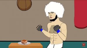 Хабиб Нурмугамедов Vs Тонни Фергюсана Мультик (Подготовка к бою) (часть 1)