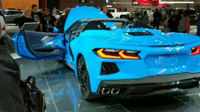 2019 LA Auto Show. Chevy Corvette. Новый Шевроле Корвет на автошоу Лос Анжелес 2019