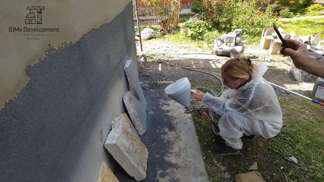 Первое знакомство с пробковой штукатуркой. отличный вариант отделки. смотреть онлайн