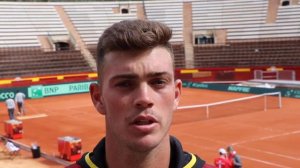 Davis Cup-Viertelfinale: Maximilian Marterer im Interview