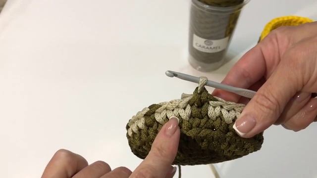 Оригинальная корзинка в технике жаккард из шнура крючком | Soft Decor - Татьяна Чакур