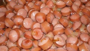 Подливка из сосисок