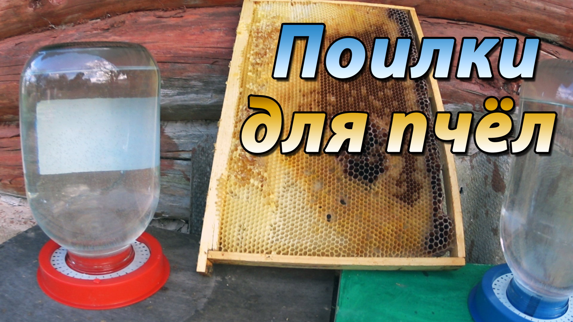Поилка для пчёл на пасеке. Нужна ли пчёлам вода смотреть онлайн