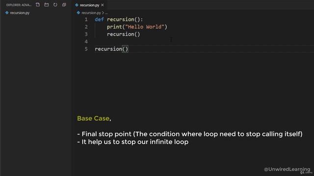 What is Recursion  | Data Structures and Algorithms Python | The Complete Bootcamp