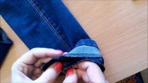 Как подшить брюки с сохранением  фабричного шва МАСТЕР КЛАСС