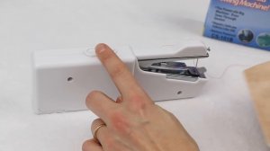 How to Operate a Handheld Sewing Machine - Tutorial