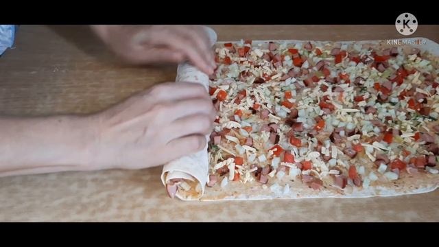 ОБЪЕДЕНИЕ! СОЧНЫЙ РУЛЕТ ИЗ ЛАВАША! Самый быстрый и вкусный вариант, его любят все!