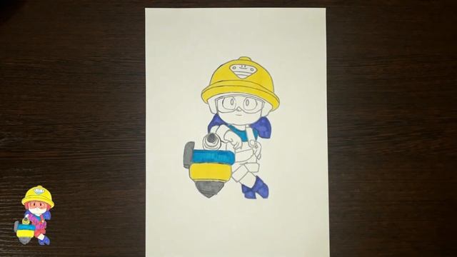 Раскраска Джеки Браво Старс / Coloring Jaki Brawl Stars / Как раскрасить Джеки из Бравл Старс смотреть онлайн