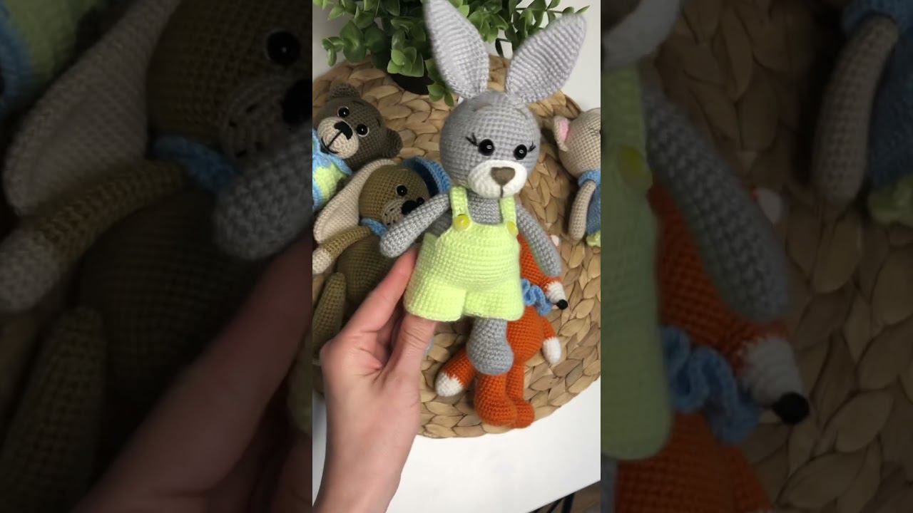 Милые зверюшки! Вяжите легко и быстро по моему мастер-классу смотреть онлайн