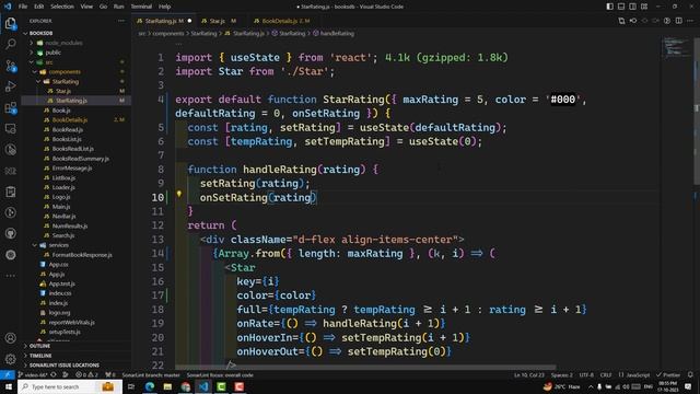 67. Apply StarRating Component Props and also validate using propTypes in React App - React18 смотреть онлайн
