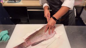 HOW TO FILLET GROUPER FISH | SFILETTARE CERNIA