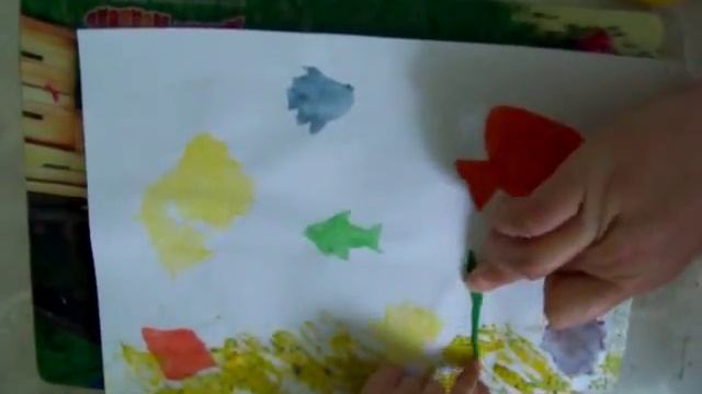 Рисуем Аквариум с ребенком своими руками. смотреть онлайн