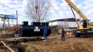 Автономная канализация Евролос для бизнес-объектов: монтаж станции биологической очистки сточных во