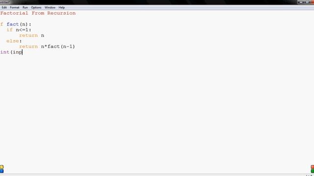 Python Program : Factorial Program Using Recursion Function || Cybermate Techz || смотреть онлайн