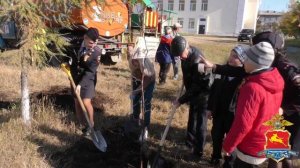 Полицейские, школьники и общественники приняли участие в эколого-патриотической акции «Лес Победы»