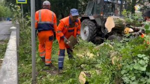 Главе Подольска на совещании оперативного штаба доложили о ликвидации последствий непогоды