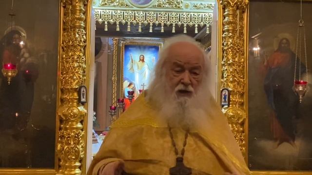 О. Валериан Кречетов. Проповедь от 14.01.2022г. смотреть онлайн