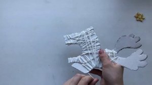 НОВОГОДНИЕ ПОДЕЛКИ, НОВОГОДНИЙ ОЛЕНЬ