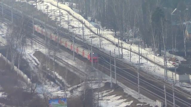 Железнодорожный с высоты птичьего полёта! смотреть онлайн
