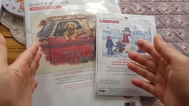 227. Рукодельный микс 88/ Вышивка: Маяк от Овен/ Пэчворк:Органайзер и книжка-игольница