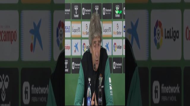 Rueda de prensa de Manuel Pellegrini previa al partido UD Almería vs Real Betis