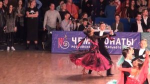Соколов Андрей - Кулакова Полина Чемпионат РТС Юниоры-1 Стандарт  1/2 Танго