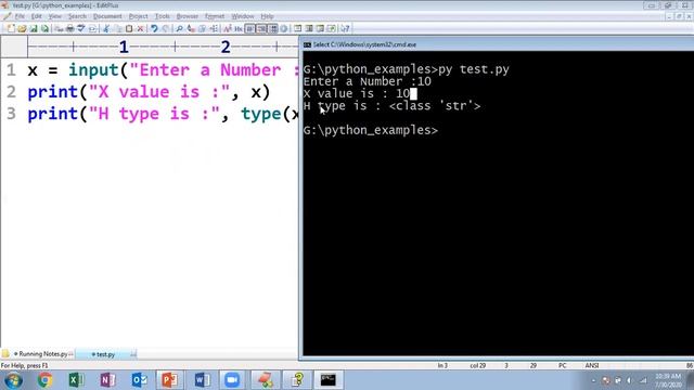 input function in python || reading the data from the keyboard || Core Python Tutorials by Madhu Si
