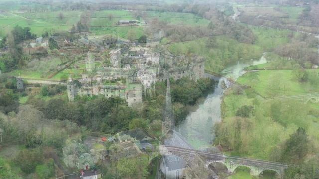 Lismore Castle, Waterford, Ireland.  4K DJI Drone Video