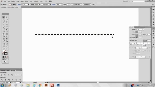 Как нарисовать пунктирную линию в иллюстраторе смотреть онлайн