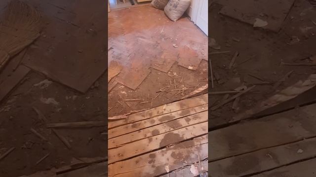 демонтаж старого паркета