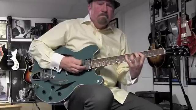 Gibson ES 335 Custom Shop Double Diamond Demo смотреть онлайн