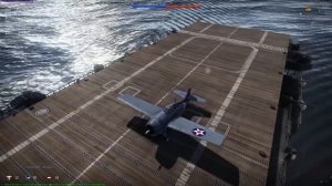 Как посадить самолет с гаком на авианосец? | War Thunder