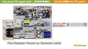 Philips 272217100569 Power Supply / Backlight Inverter Boards Replacement Guide for LCD TV Repair