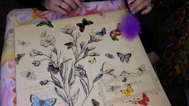 ASMR Scrapbooking Supplies ? Up-Close Whispering To You For Sleep смотреть онлайн