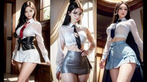 Ai Art Girls. Девушки в блузках