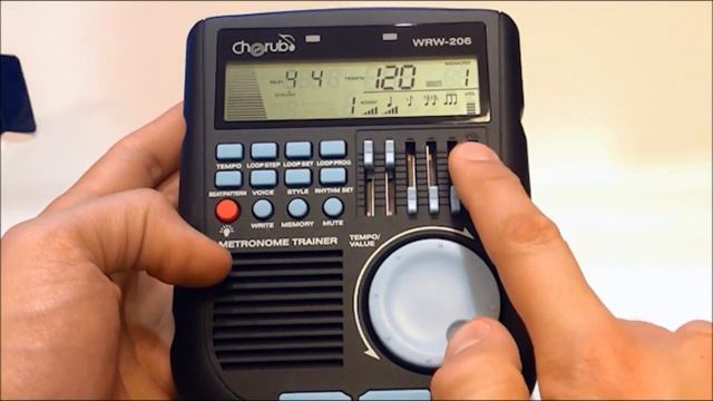 Metrônomo Cherub WRW206 para Bateria - Review Metronome смотреть онлайн