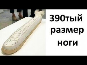 Лютые приколы. 390тый размер ноги