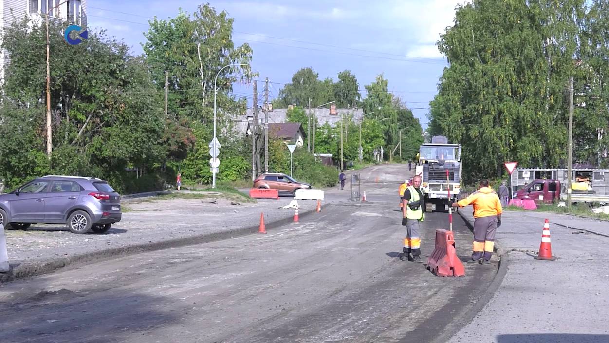 В Петрозаводске начался ремонт дороги на улице Мичуринской